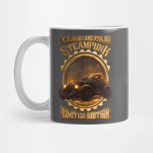 Classic, gothic and elegant steampunk car Mug